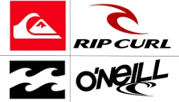 Surf brand logo reference board